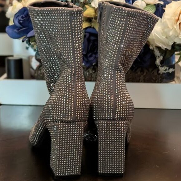 B31 A NEW DAY Cassidy Rhinestone Ankle Boots - Picture 5 of 8